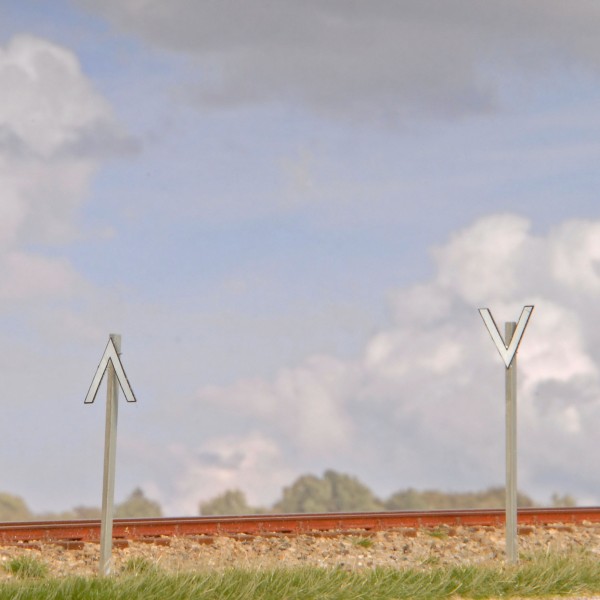 Schneepflugtafeln für DB (Spur H0)