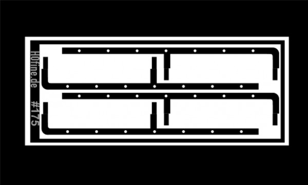 Tenderleitern für Einheitsdampfloks