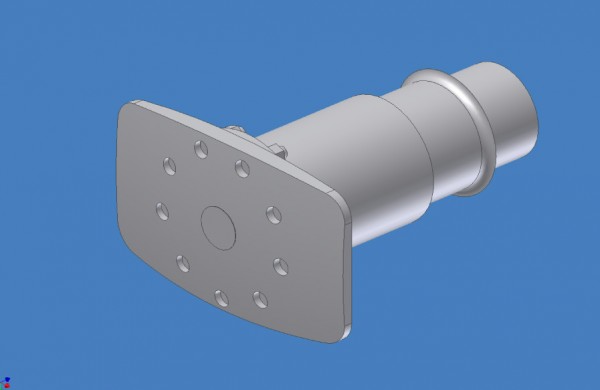 Puffertellerdurchmesser 450 x 550 mm