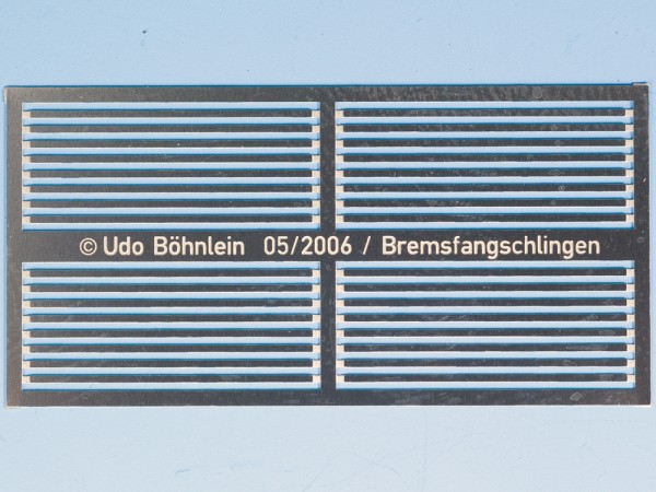 Bremsfangschlingen für 4 Wagen