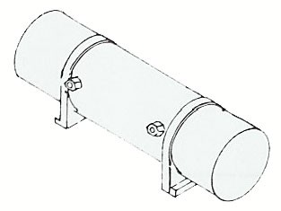 Luftbehälter Baureihe 55.25 und 56.2 (pr. G8.1)